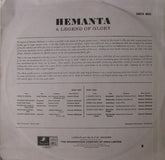 Hemanta Mukherjee - A Legend Of Glory Vol 1 (Vinyl) Image